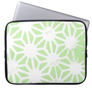 Housse Pour Ordinateur Portable Motif géométrique vert pomme