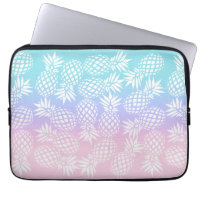 Motif Girly élégant d'ananas de gradient coloré