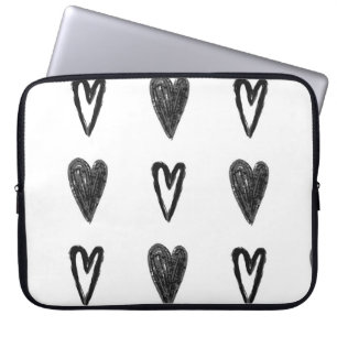 Housse Pour Ordinateur Portable Motif graphique élégant et transparent avec les co