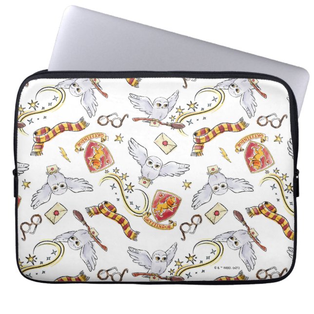 Housse Pour Ordinateur Portable Motif Hedwig GRYFFINDOR™ (Devant)