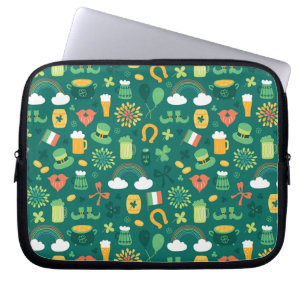Housse Pour Ordinateur Portable Motif irlandais mignon d'icône