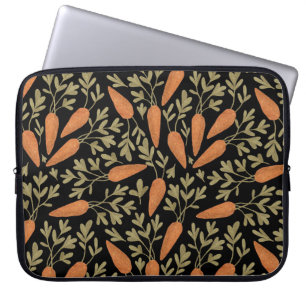 Housse Pour Ordinateur Portable Motif mignon à main de carottes