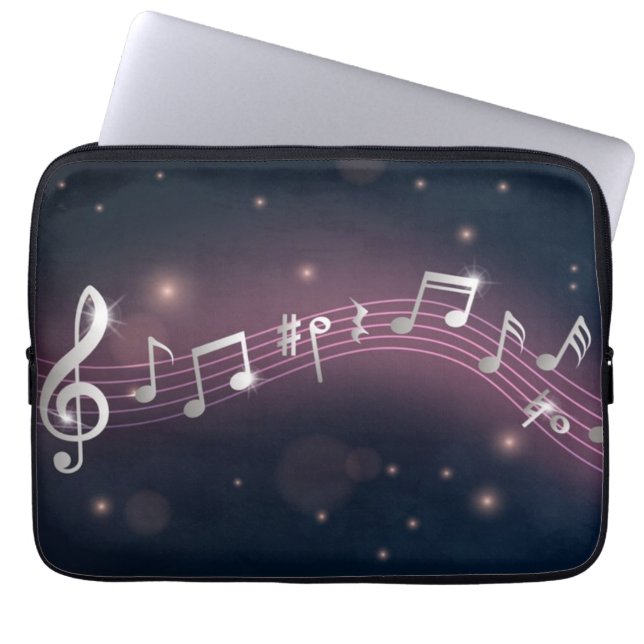 Housse Pour Ordinateur Portable Motif musical (Devant)