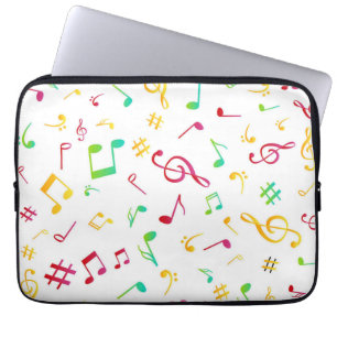 Housse Pour Ordinateur Portable Motif musical