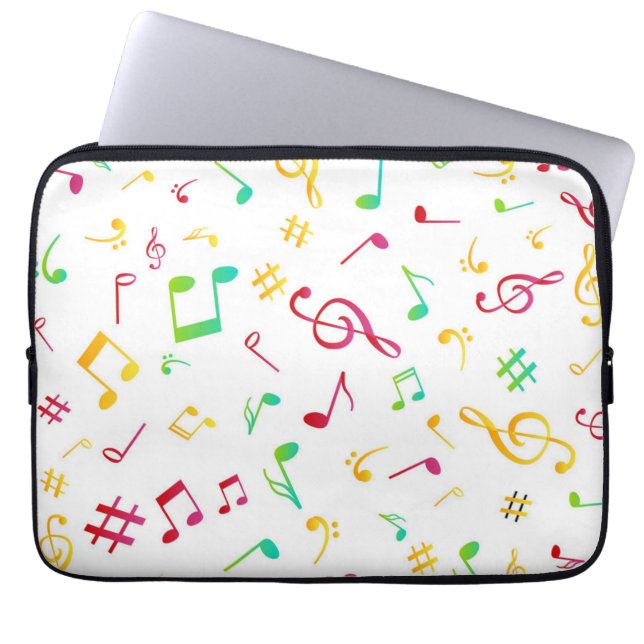 Housse Pour Ordinateur Portable Motif musical (Devant)