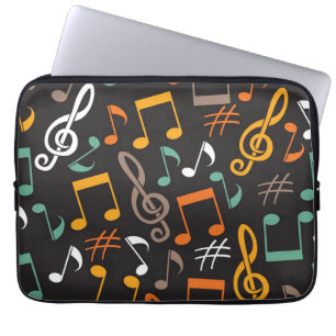 Housse Pour Ordinateur Portable Motif musical