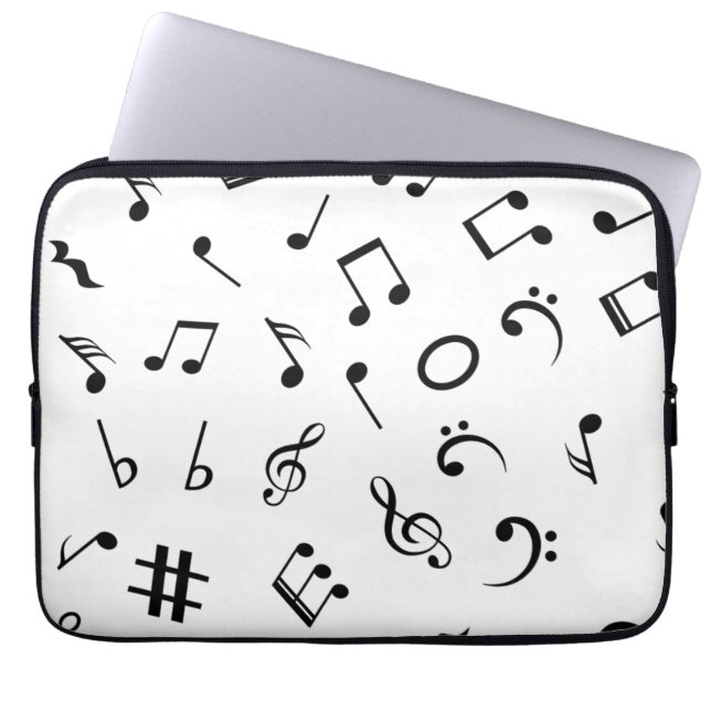 Housse Pour Ordinateur Portable Motif musical (Devant)