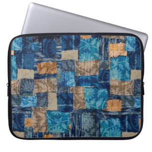 Housse Pour Ordinateur Portable Motif numérique abstrait couleur aquarelle transpa