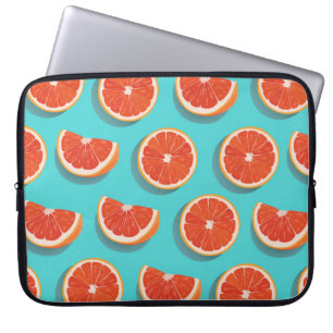 Housse Pour Ordinateur Portable Motif orange juteux doux