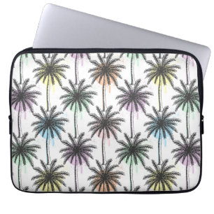 Housse Pour Ordinateur Portable Motif Paint Drop Palm Tree