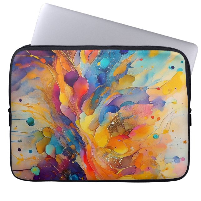 Housse Pour Ordinateur Portable Motif Paint Splatter 2 (Devant)