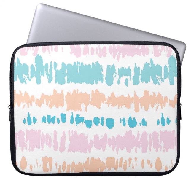 Housse Pour Ordinateur Portable Motif Pastel Batik (Devant)