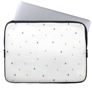 Housse Pour Ordinateur Portable Motif Pastel Triangle