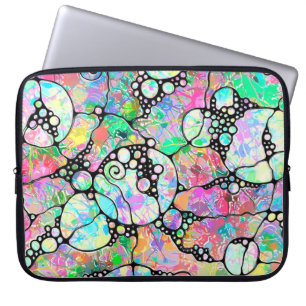 Housse Pour Ordinateur Portable Motif Peint À La Main Et Numériquement Art 31