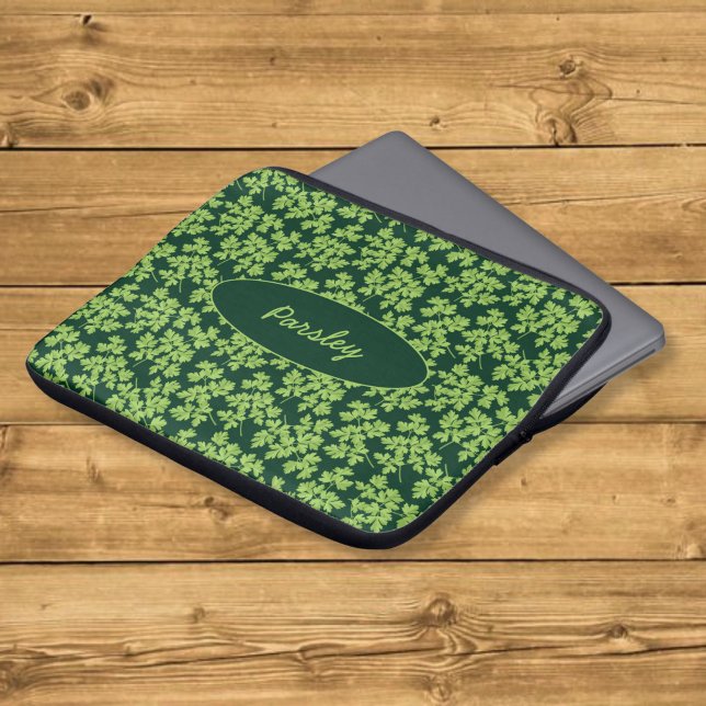Housse Pour Ordinateur Portable Motif Persil (Créateur téléchargé)