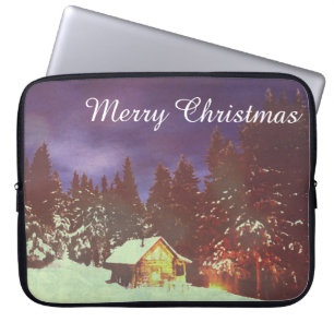 Housse Pour Ordinateur Portable Motif pour la féerie hivernale de Noël
