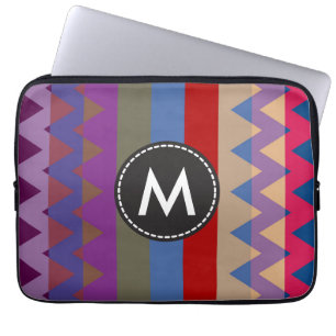 Housse Pour Ordinateur Portable Motif rayures chevron chic tendance #6