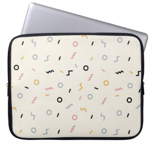 Housse Pour Ordinateur Portable Motif Retro Squiggle