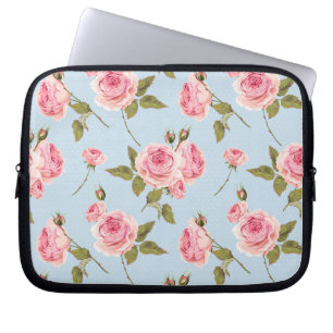 Housse Pour Ordinateur Portable Motif rose et Pois