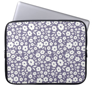 Housse Pour Ordinateur Portable Motif sans couture à fleurs tendance. Petit étage