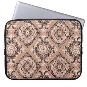 Housse Pour Ordinateur Portable Motif sans couture avec ornement aquarelle