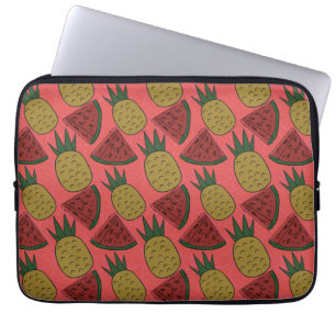 Housse Pour Ordinateur Portable Motif sans couture de fruits Motif de surface de