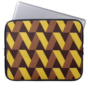 Housse Pour Ordinateur Portable Motif sans couture de la ligne Zig-Zag de luxe