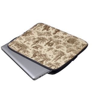 Housse Pour Ordinateur Portable Motif sans couture de toile du désert occidental v