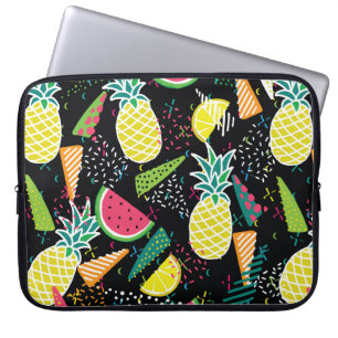 Housse Pour Ordinateur Portable Motif sans couture dessiné à la main avec pastè