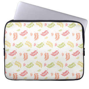 Housse Pour Ordinateur Portable Motif sans feuille - Conception botanique