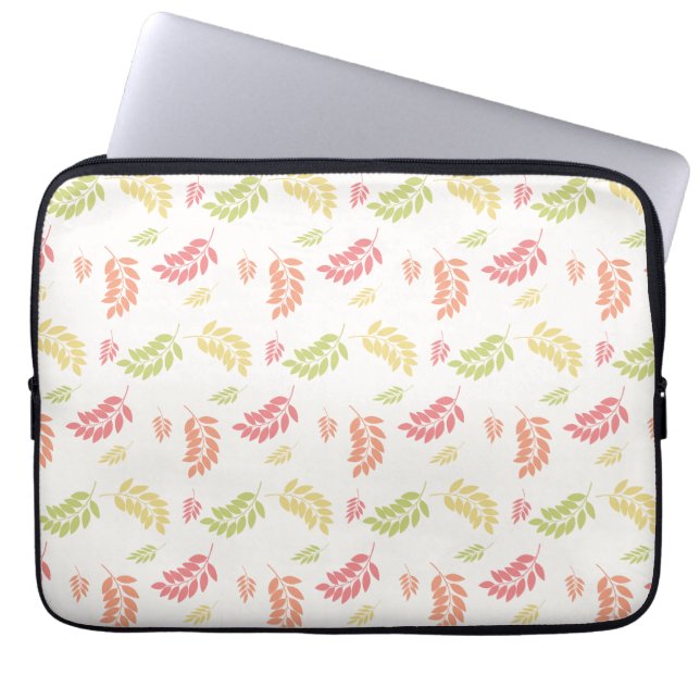 Housse Pour Ordinateur Portable Motif sans feuille - Conception botanique (Devant)