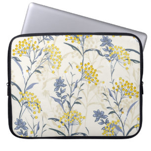 Housse Pour Ordinateur Portable Motif sans soudure à l'automne vintage avec berrie