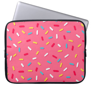 Housse Pour Ordinateur Portable Motif sans soudure, arrière - plan rose, t