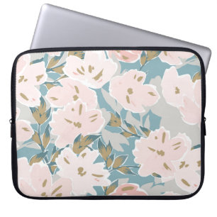 Housse Pour Ordinateur Portable Motif simple et transparent de gouache tracée à la