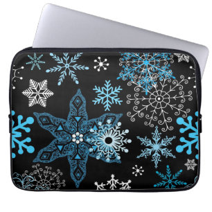 Housse Pour Ordinateur Portable Motif Snowflake
