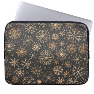 Housse Pour Ordinateur Portable Motif Snowflake