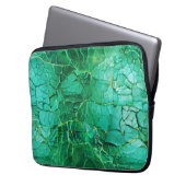 Housse Pour Ordinateur Portable Motif textuel turquoise vif (devant gauche)