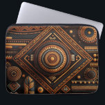 Housse Pour Ordinateur Portable Motif traditionnel africain. Afrique ethnique<br><div class="desc">Manches d'ordinateur portable motif traditionnelles africaines.</div>