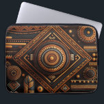 Housse Pour Ordinateur Portable Motif traditionnel africain. Afrique ethnique<br><div class="desc">Manches d'ordinateur portable motif traditionnelles africaines.</div>