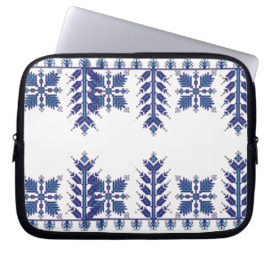 Housse Pour Ordinateur Portable Motif traditionnel, Motif traditionnel roumain T-S