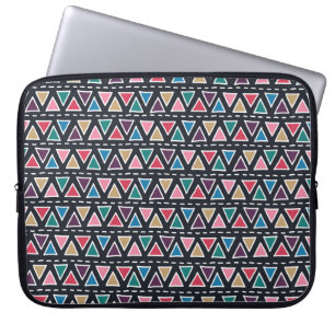 Housse Pour Ordinateur Portable Motif tribal Abstrait et sans couture dessinée à