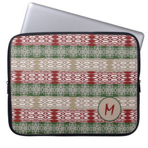 Housse Pour Ordinateur Portable Motif tribal africain ethnique de rayures