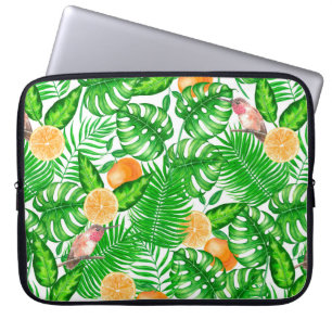 Housse Pour Ordinateur Portable Motif tropical, colibris II
