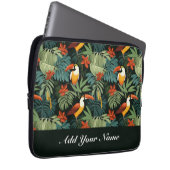 Housse Pour Ordinateur Portable Motif tropical Toucan (Devant droit)