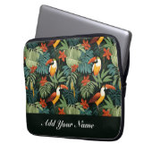Housse Pour Ordinateur Portable Motif tropical Toucan (devant gauche)