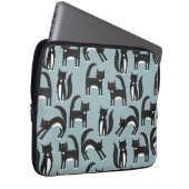 Housse Pour Ordinateur Portable Motif Tuxedo (Devant droit)