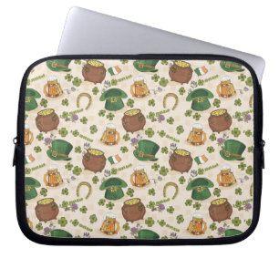 Housse Pour Ordinateur Portable Motif vintage d'icône de l'Irlande