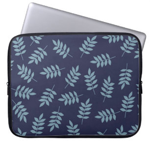 Housse Pour Ordinateur Portable Motif vintage simple. Arrière - plan bleu foncé, b