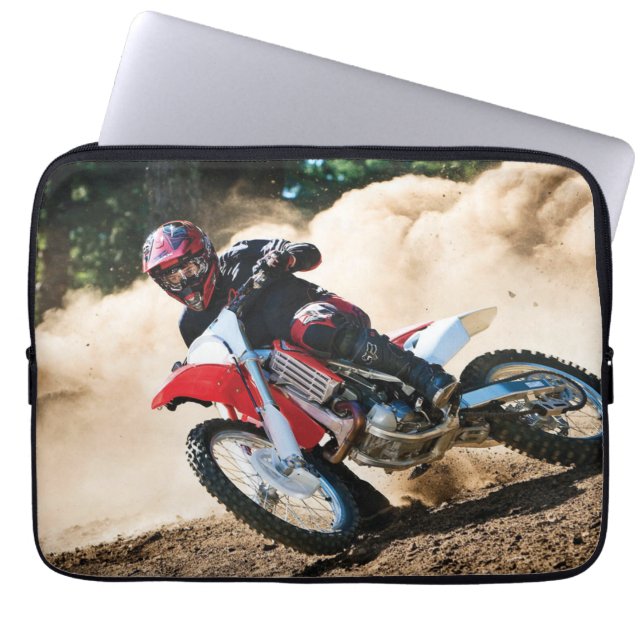 Housse Pour Ordinateur Portable Motocross (Devant)