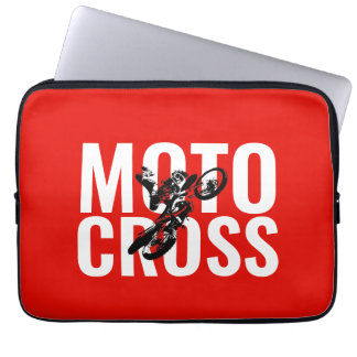 Housse Pour Ordinateur Portable Motocross Motorcycle Sport Pop Art